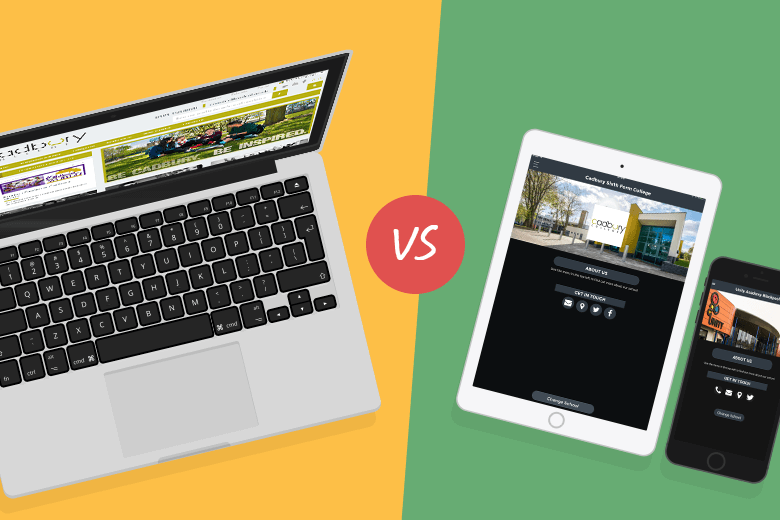 Responsive Website or School App