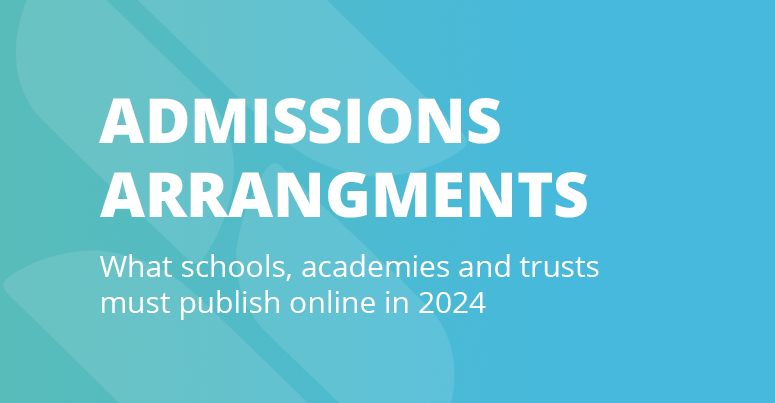 admissions arrangements on school website