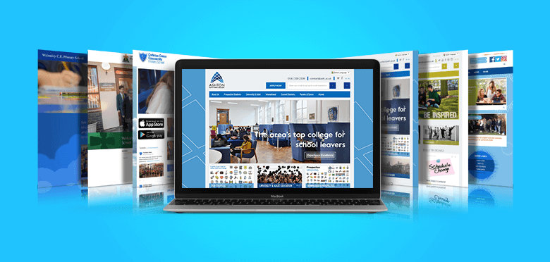 School Website Template Banner