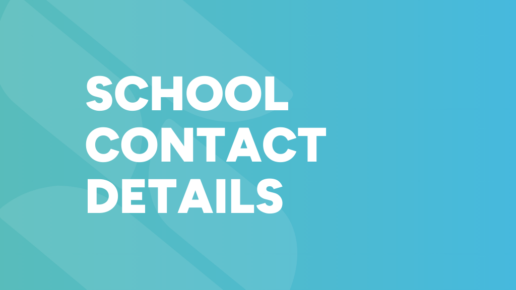 school contact details and what to publish on your website