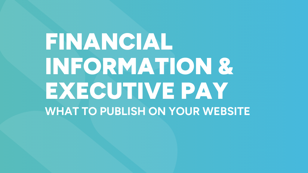 financial information and executive pay